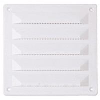 Grelha Ventiladora PVB GV-PVC 120x120mm branca 009.0080